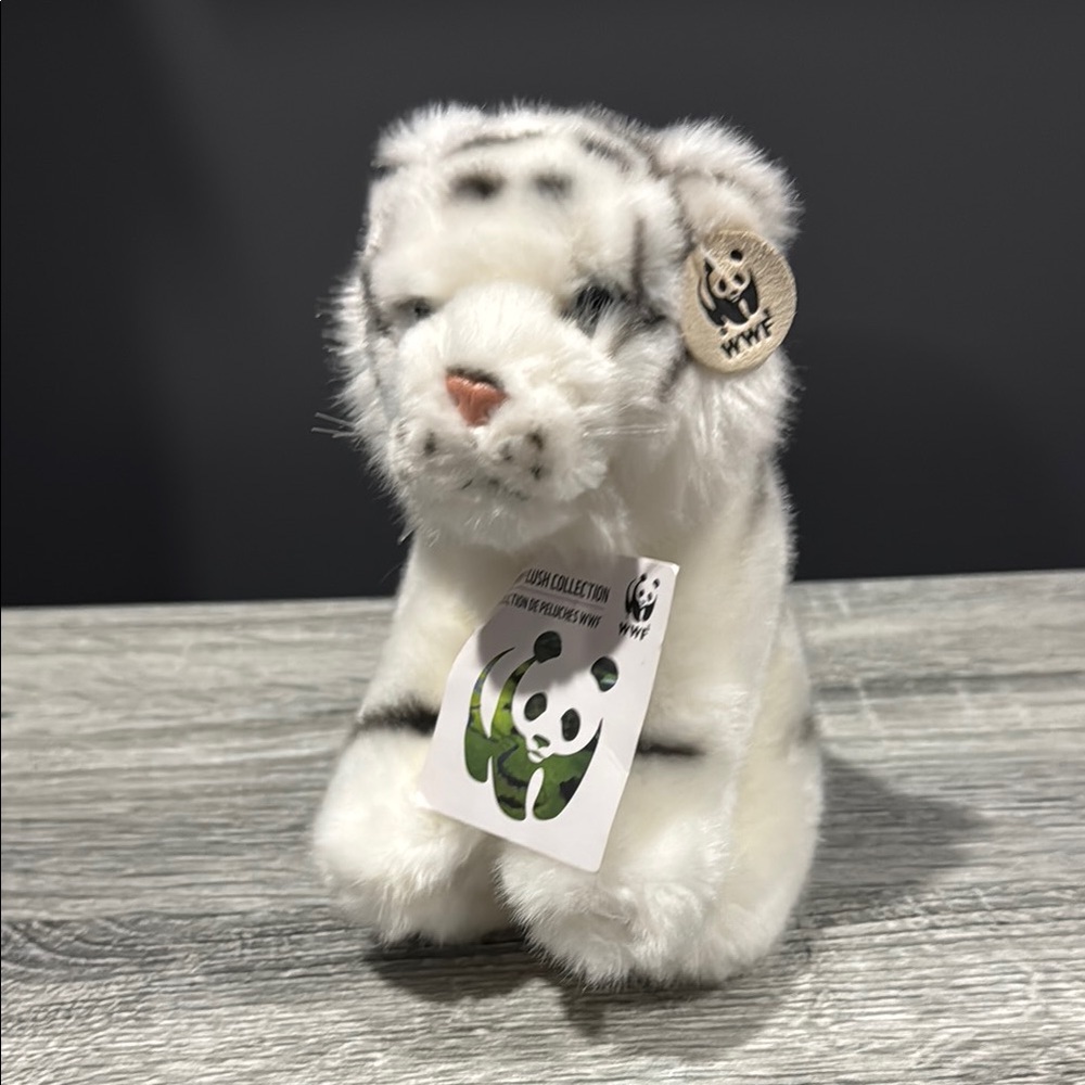 NEW: WWF White Tiger - 7” Collectible Plush Toy